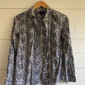 J. Crew Floral Button-Down